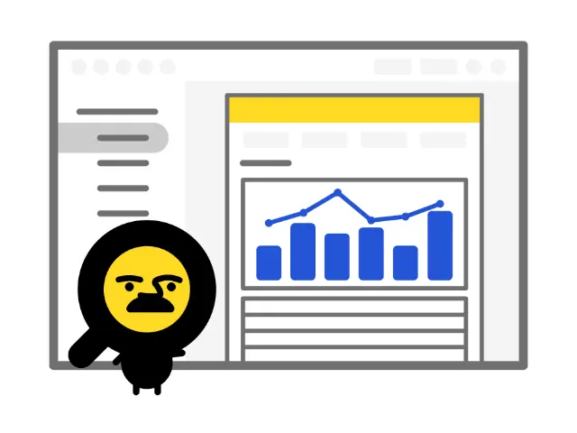 データのプレゼンをするブンセキー